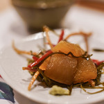 うを徳 - "松前漬（まつまへづけ）"、鯡魚子（かどのこ）