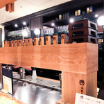 伊勢角屋麦酒 - カウンター席からの眺め