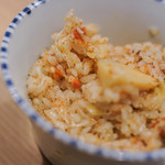 うを徳 - せこ蟹（がに）釜飯（かまめし）、、外子（そとこ）内子（うちこ）+1、外子（そとこ）