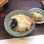 割烹 ふじむら - ご飯と香の物