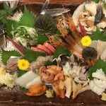 ふく鮨 - 刺身盛り合わせ