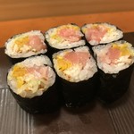 ふく鮨 - とろたく巻