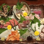 ふく鮨 - 刺身盛り合わせ