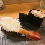 ふく鮨 - ボタン海老　ワタ
