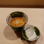 鮨 あらい - （2018年12月）梅の茶碗蒸し