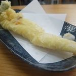 四ツ木製麺所 - 穴子天ぷら