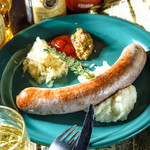 Assortment of 3 German sausages