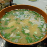 大衆料理　川治 - 〆の味噌汁