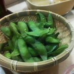 かちんこ - 111012新潟　かちんこ　枝豆（サービス）