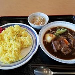 レストラン　ローザ - A定食ビーフシチュー全景