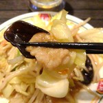 餃子の王将 - 野菜炒め・アップ
