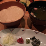 日本料理 たかむら - つくね芋のとろろご飯