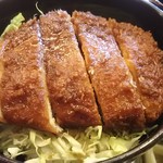 モン蓼科 - ソースカツ丼アップ