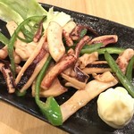 味処 やまきよ - イカ味噌バター炒め 480yen