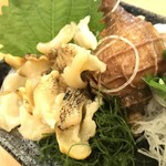 味処 やまきよ - 活つぶ造り ドアップ 