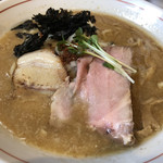 Menya Kenzou - 飛魚ニボ豚骨ラーメン 太麺