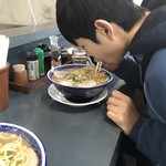 息子とラーメン