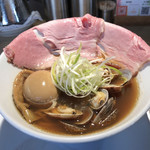 くそオヤジ最後のひとふり - あさりらーめん(別アングル)♪