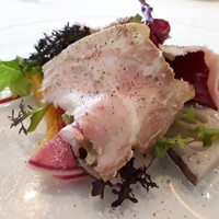 リストランテ アクアパッツァ - 加藤ポークのローストハム　静岡契約農家の野菜