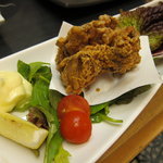 鮨処 西鶴 - ザンギ（鶏の唐揚げ）