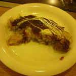 Okonomiyaki Manten - 断面です