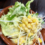 吾照里 - ★salad barから盛ってきたsaladには,
            当然乍らcorn dressingをたっぷりと★