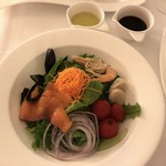 シーフードサラダ バルサミコソース