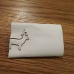 発酵薬膳料理 らふぁえろ - 会計伝票に　鹿のクリップが奈良らしいミャ