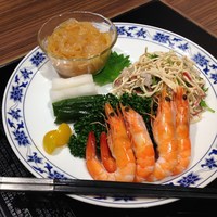 横浜中華街 重慶飯店 本館 - 2019/01/02　四種前菜の盛り合わせ