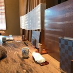 手打ち蕎麦 三乗 - カウンター