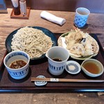 手打ち蕎麦 三乗 - 天せいろ 大盛り