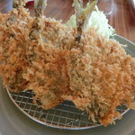とんかつ屋みやはん - アジフライ定食