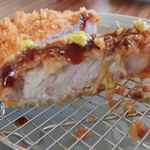 とんかつ屋みやはん - カツ断面