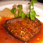 丸山亭 - 牛フィレ肉のペッパーソース　アップ