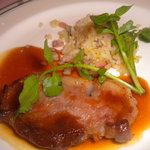 丸山亭 - イベリコ豚のロースト　アップ