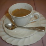 丸山亭 - エスプレッソ　家内と息子