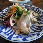 Ｌａ毛利 ターブルペイザンヌ - 前菜「自家製ハムのサラダ仕立」