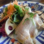 Ｌａ毛利 ターブルペイザンヌ - 前菜「自家製ハムのサラダ仕立」