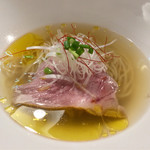 麺庵 小島流 - 烏骨鶏100%清湯ラーメン 塩（「プレミアム1周年」2000円）