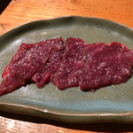 麺庵 小島流 - 馬刺し（「スペシャルコラボコース」5000円）