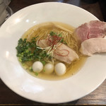 麺庵 小島流 - 限定「焼アゴと鶏の清湯」950円＋味玉