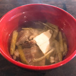 ながくま庵 - 和牛の汁物
      