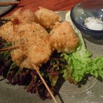 極ダイニング清水 - ☆カマンベール串揚げ(３本入り）