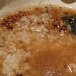 極ダイニング清水 - 青唐辛子味噌　焼きおにぎり茶漬け「まぜまぜしたら実食～♪」