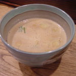 麺処 三鈷峰 - 海老つけ麺のつけダレ（Ｈ２３．１０）