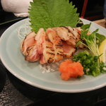 おぶりがーど - 赤鶏のたたき￥７００