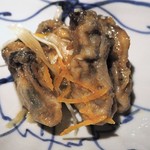 蕎麦屋 にこら - 牡蛎西京味噌漬けカレー風味