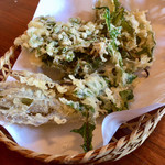 慈久庵 - 「野草の天ぷら」850円