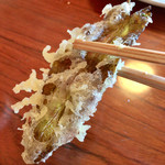 慈久庵 - 野草の天ぷら