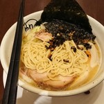 Ramen Honolu -帆のる- - 1811_Ramen Honolu -帆のる- Kemang_Tokusei ToriPaitan@78,000Rp(特製鶏白湯らーめん)麺は中太で満足度高い！